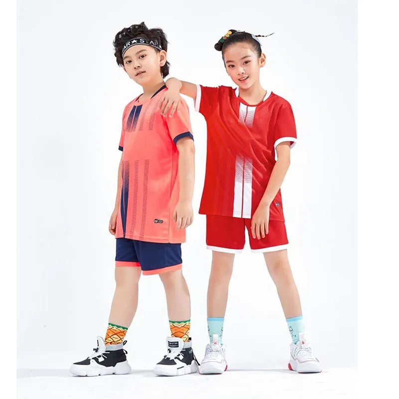 Adult Kid Soccer Jerseys Men Football Uniforms Shirts Women Futsal Sportswear Kit Training Tracksuit Child Sports Suit - Matrix-studios.com