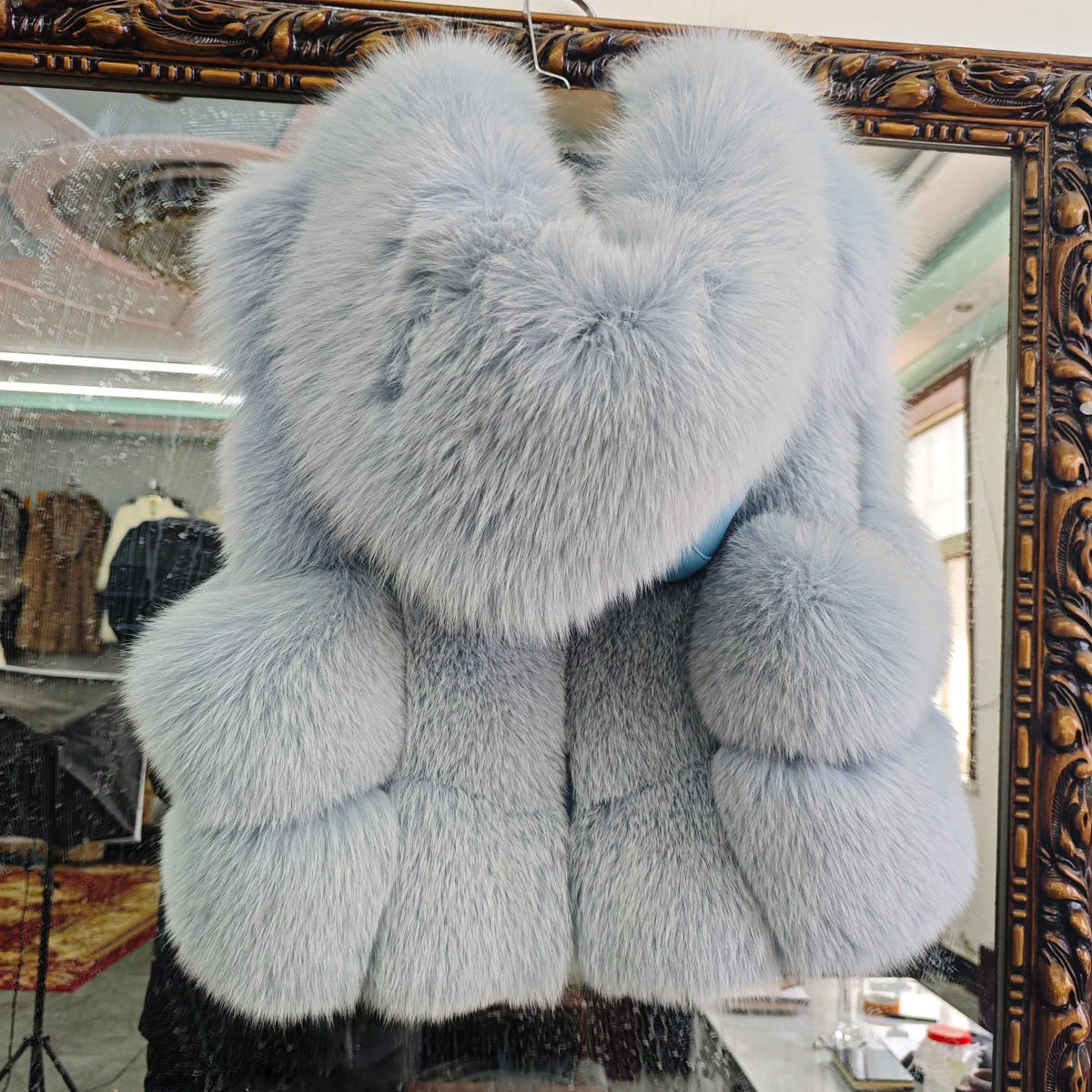 Natural Fox Fur Vest Women Winter Coat Fashion Hoodies Thick Warm Female Short Real Fox Fur Coat Sheepskin Genuine Fur Jackets - Matrix Studios