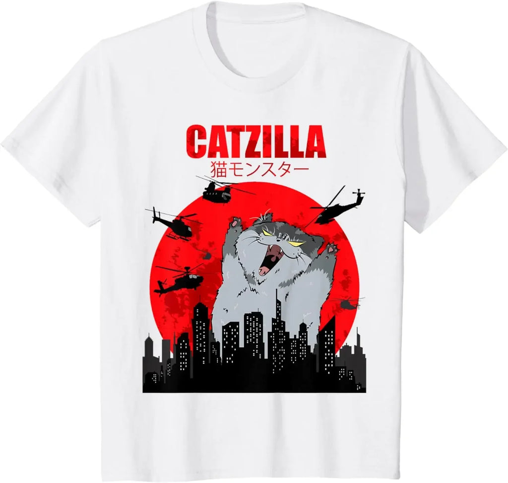 90s Funny Cute Art Japanese Cat Graphic for Cat Lover T-Shirt Graphic T Shirts Women's Clothing Fashion - Matrix-studios.com