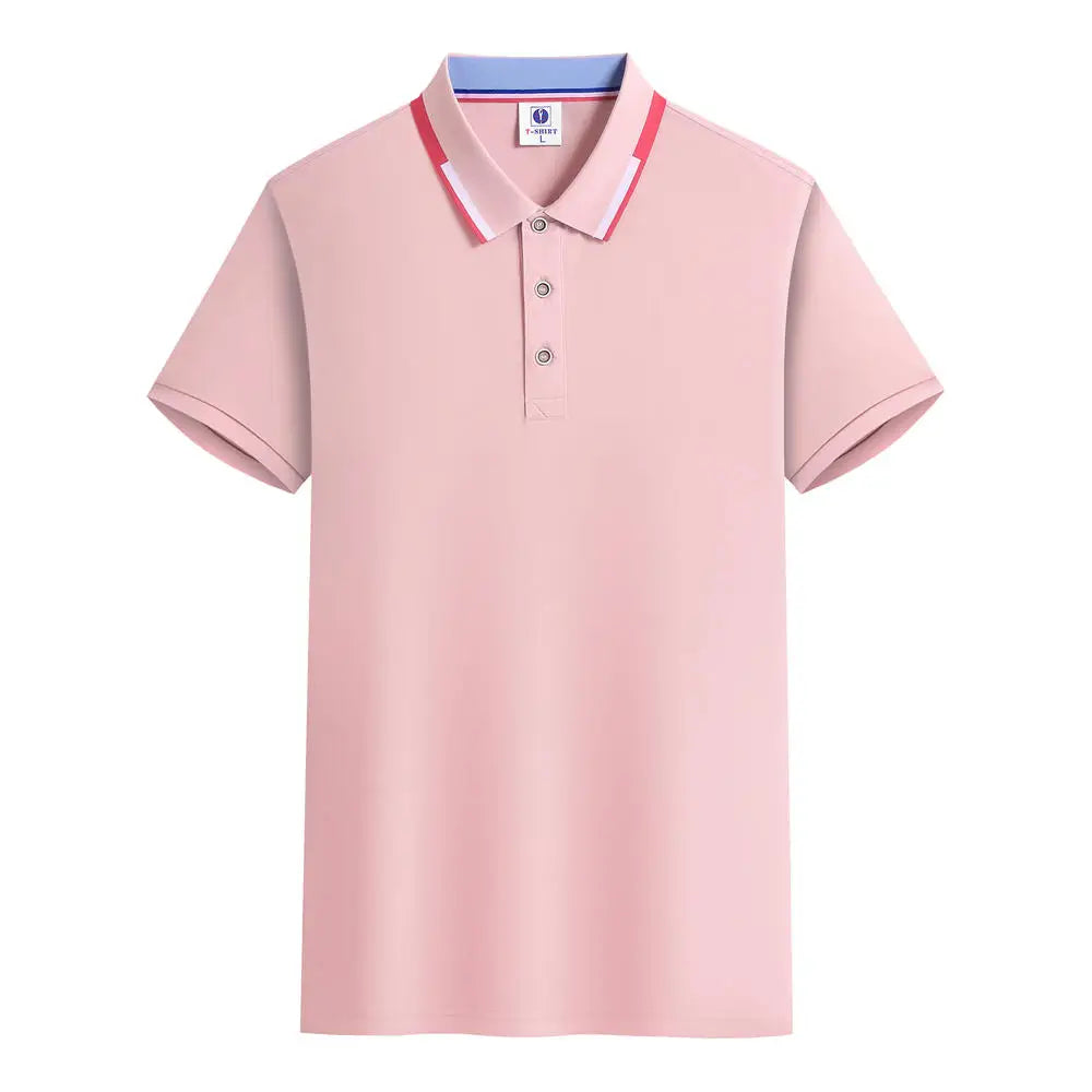 Summer Casual Short-sleeved Polo Shirt POLO Shirt Personal Company Customization Embroidery Printing Personalized Design Top - Matrix-studios.com