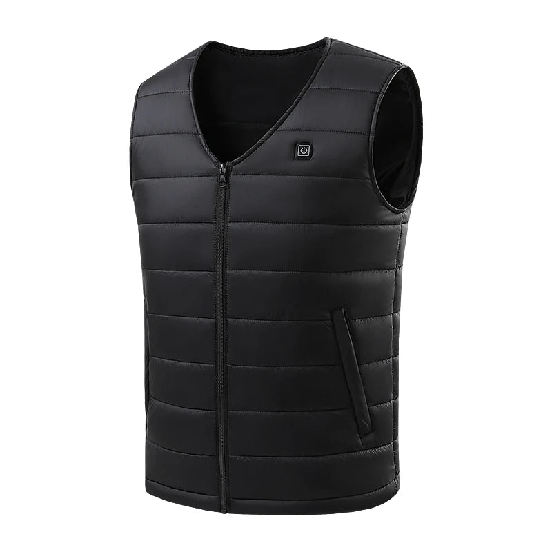 16 Areas Heated Vest Heating Men Warm Waistcoat Women Heat Jacket Winter Constant Heating Vest (Not Included The Power Bank) - Matrix Studios