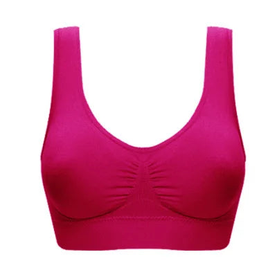 Sexy women push up  BREAST   bra big size backless  bras plus size wireless brassiere breathable seamless bra 1pcs wfws01 - Matrix Studios