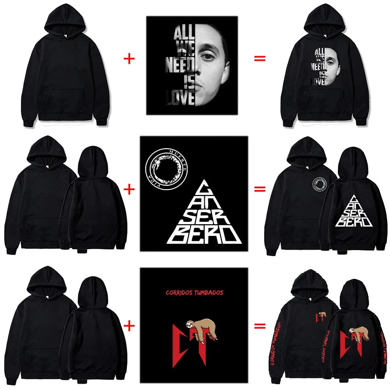 Customized Printed Men Women Hoodie Loose Casual Clothing Fashion Long Sleeve Hooded Pullover Personality Streetwear Sweatshirts - Matrix Studios