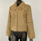 2025 New Natural Rabbit Fur Coat Women Autumn Winter Jacket Real Leather and Fur Women's Clothing Female Outerwear Real Fur Lady - Matrix Studios