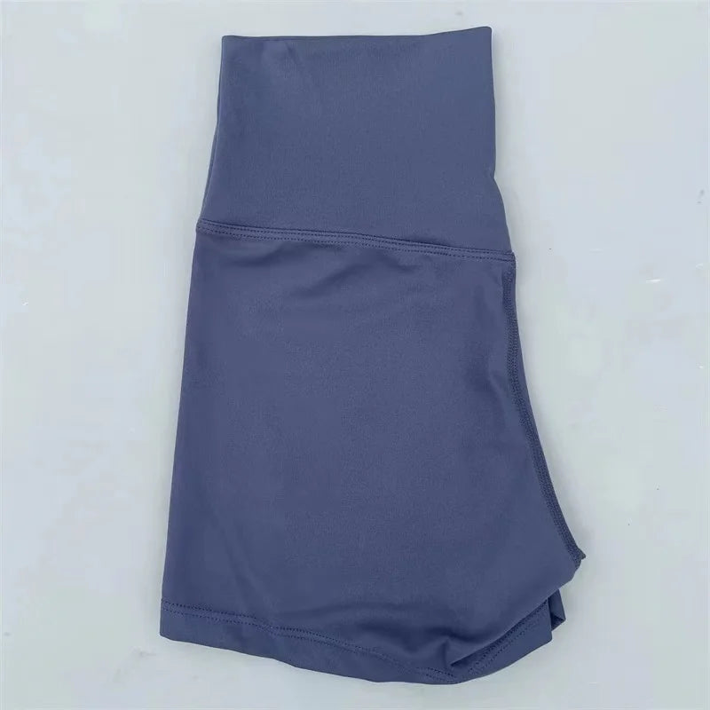 Sexy Solid Color Women Fitness Sport Short High Waist Athletic Yoga Short Leg Cycling Comprehensive Training Jogging Squat Proof - Matrix Studios