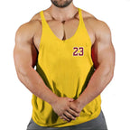 Men's Clothing Gym Vest Vests Bodybuilding Man Top for Fitness Stringer Sleeveless Sweatshirt T-shirts Suspenders Man Clothes - Matrix Studios