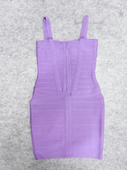 BEAUKEY Blue Spaghetti Strap Women Mini Bandage Dress Bodycon Sexy Above Knee Length Bodycon Party Club Dress XL Classic Vestido - Matrix-studios.com