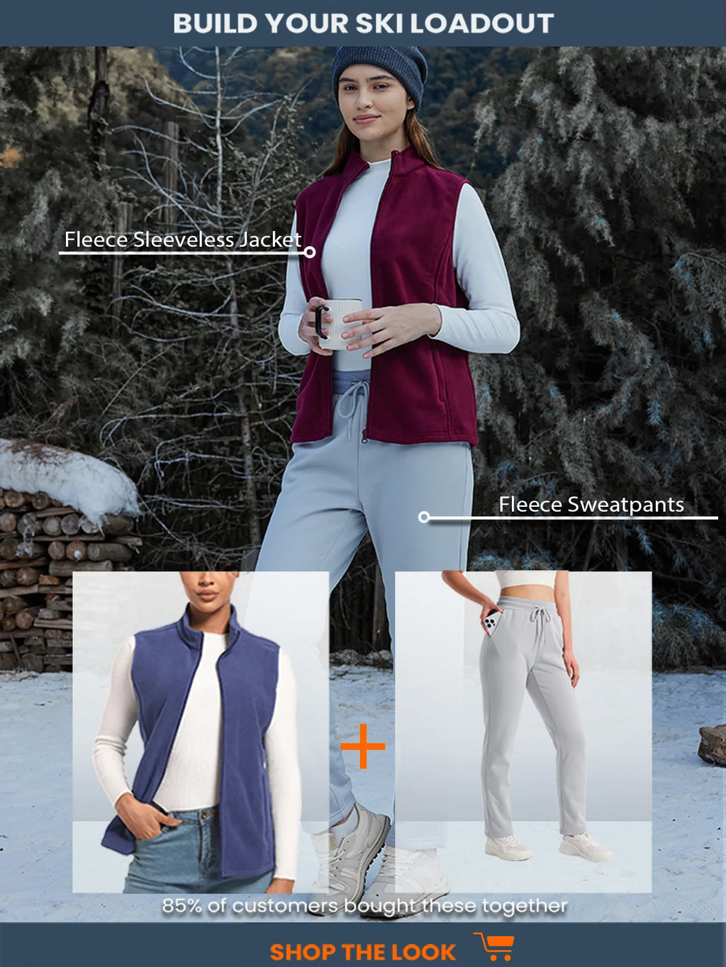 TACVASEN Autumn Winter Soft Warm Vest Womens Fashion Fleece Sleeveless Jacket Lightweight Outdoor Casual Zipper Front Waistcoat - Matrix Studios