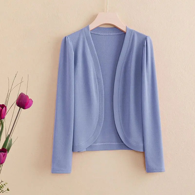 Spring Summer Knit Cardigan Jackets Women Shawl Outerwear Fashion Female Cardigans Women Long Sleeve Sunscreen Coat Ladies Tops - Matrix Studios