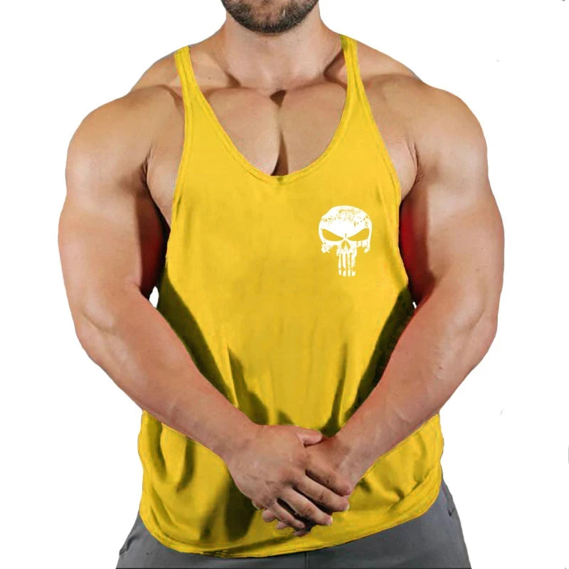 Top Gyms Men's Clothes Tank Vest Gym Shirt Undershirt Man Sportswear Bodybuilding Workout Vests Muscle Clothing Brand Fitness - Matrix Studios
