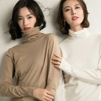 Autumn Winter Sweater Turtleneck Slim Fit Basic Pullovers 2025 Fashion Korean Knit Tops Bottoming Womens Sweater Stretch Jumpers - Matrix Studios