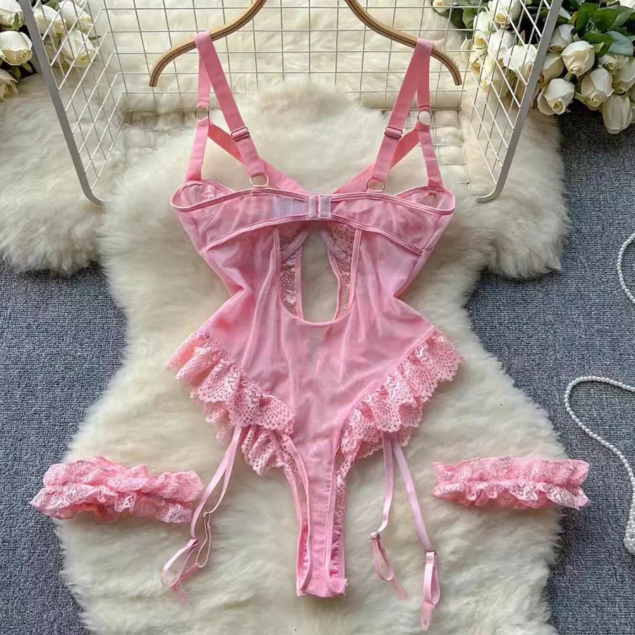 Erotic Underwear Bras Sets For Women Lace Garter Lingerie Intimates 2025 Underwire Bra And Panty Thongs Ladies Underwear Set - Matrix-studios.com
