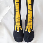 1/2/5/10 Pairs Women Knee High Socks Trendy Cartoon Funny Chicken Claw Socks Fitness Sport Casual Slim Leg Long Tube Socks Women - Matrix Studios