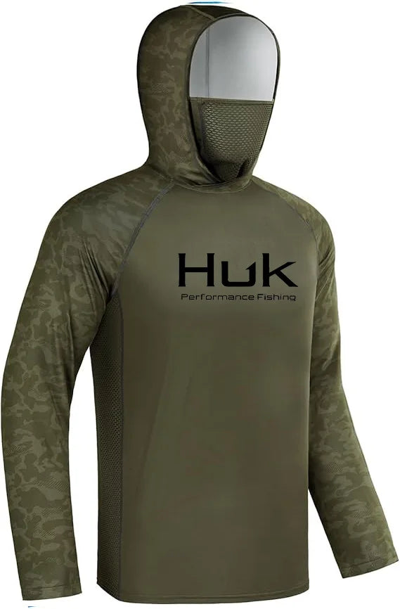 Fishing shirt Hooded sweatshirt for Fishing UV hoodie clothing Camiseta De Pesca men's clothing hooded top black white yellow - Matrix Studios