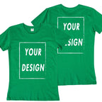 UE Size Custom Team T-shirt for Women, Add Your Own Design in Front and Back, Print and Text, High-quality T-shirt for Men - Matrix-studios.com