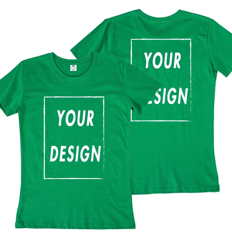 UE Size Custom Team T-shirt for Women, Add Your Own Design in Front and Back, Print and Text, High-quality T-shirt for Men - Matrix-studios.com