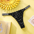 VS Panties Set Breathable Cotton Hipster Underwear Thong Hipster Seamless Victoria Secret Women Polka Dot Lace Bikini Cheeky - Matrix-studios.com
