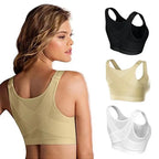 Front Closure Posture Corrector Lift Up Bra Women Push Up Cross Back Underwear Shockproof Sports Support Fitness Vest Bras S-5XL - Matrix Studios