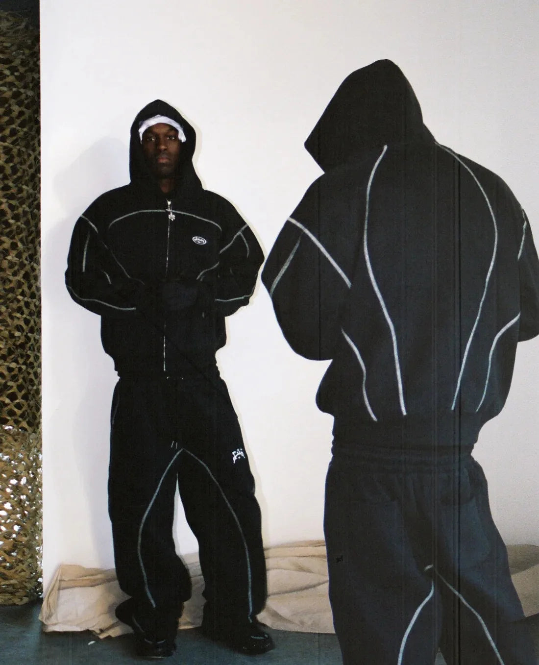 Street Retro Men's Casual Sportswear with Trendy Silhouettes Unique Hip-Hop Style Patterned Oversized Sweatshirts Casual Hoodies