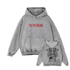 Japanese Anime Jujutsu Kaisen Print Hooded Pullover Men Hip Hop Sweatshirt Vintage Hoodie Harajuku Cotton Sweatshirts - Matrix Studios