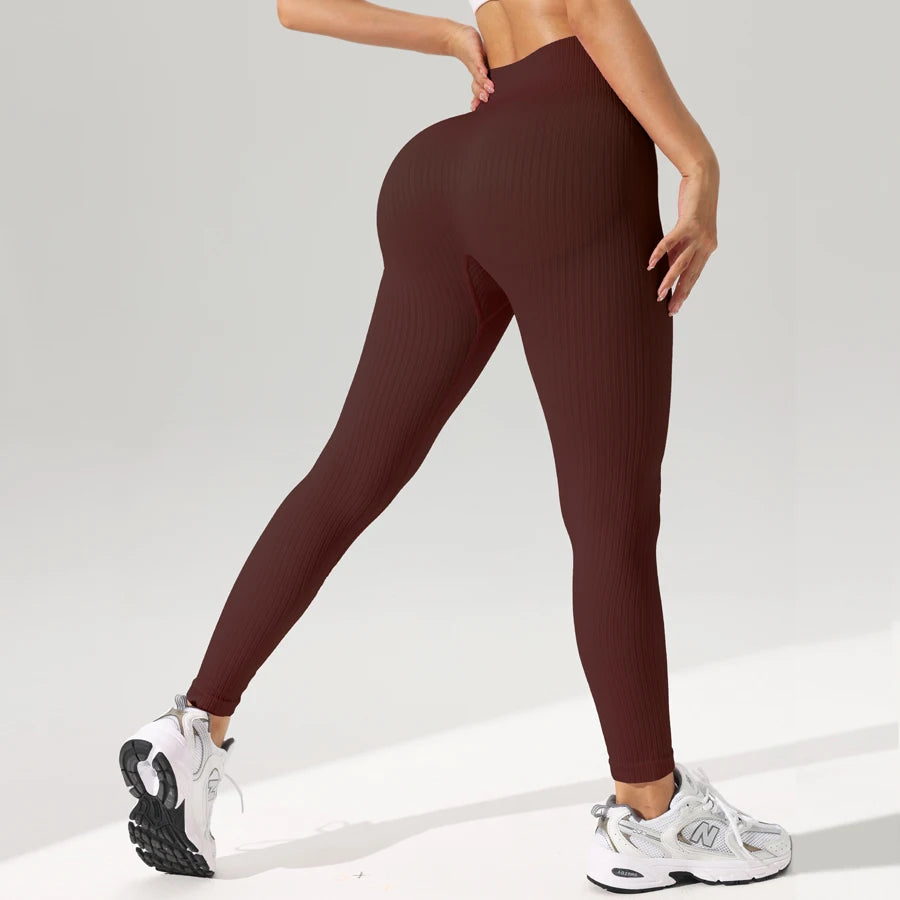 Women Sports Leggings Seamless Yoga Pants w/Tummy Control Sportswear Woman Gym Leggings Women's Trousers Fitness Female Clothing - Matrix-studios.com