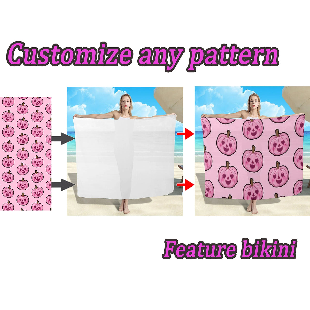 Tax Free Retro Tribal Ethnic Polynesian Women Seaside Sexy Style Sarong Soft And Comfortable Fabric Samoan Pattern Print Design - Matrix Studios