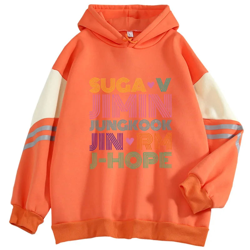 JIMIN JUNG KOOK J-HOPE JIN SUGA V RM Hoodies Sweatshirts Men/Women Fashion Kpop Hoodie JIMIN Clothes - Matrix Studios