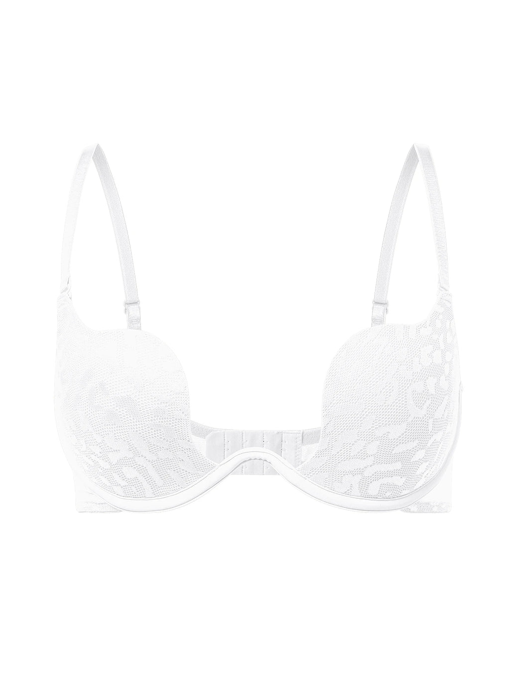 Solid Underwire Bra push up Lingerie comfort padded bra lift up thick cup lace bralette - Matrix Studios
