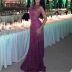 Customized High Quality Evening Dresses Elegant Vintage Sweet Sexy Pink Mermaid Beads Lace Formal Occasion Long Dress Sparkle - Matrix-studios.com