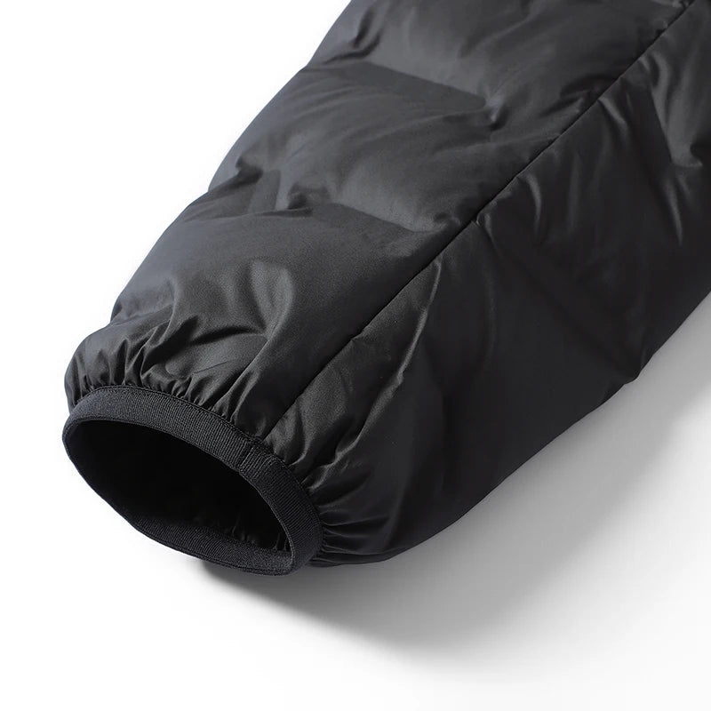 JNLN Men's Winter Down Jacket Duck Down Lightweight Padded Jackets Hiking Camping Climbing Trekking Graphene Lining Warm Coat - Matrix Studios