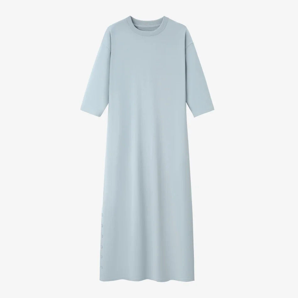 AS SS26 oversize loose T-shirt dress + V neck T-shirt  + skirt  set casual style  woman clothes - Matrix-studios.com