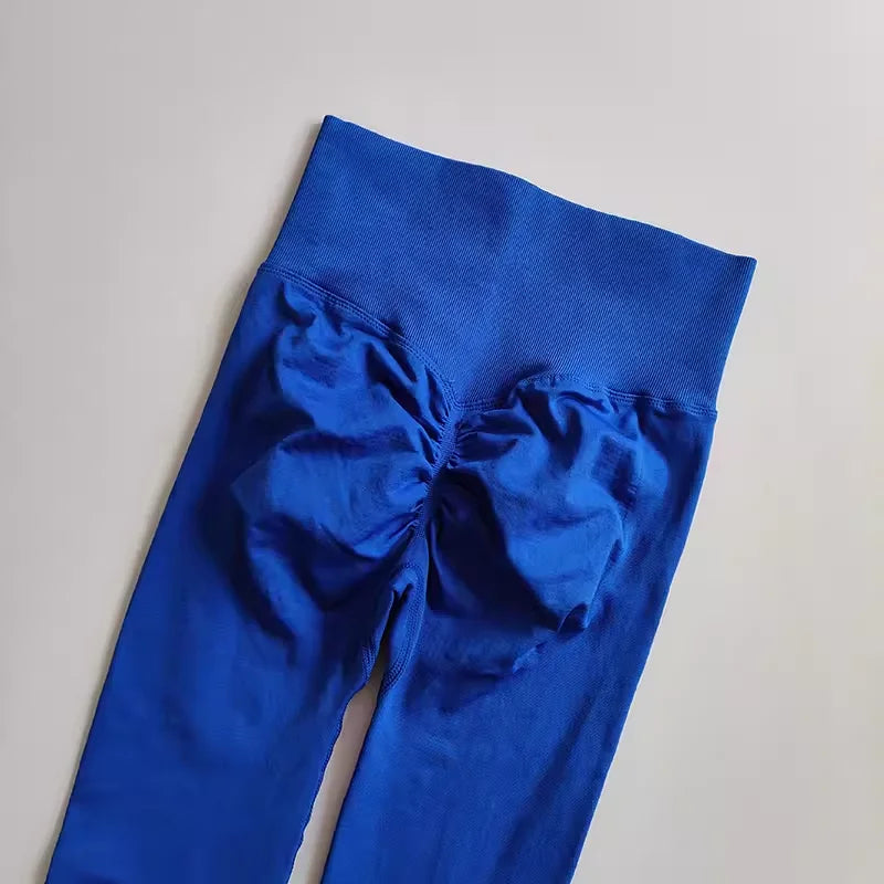 High Waist Yoga Leggings Women Seamless Push Up Sport Leggings Fitness Running Hip Lift Yoga Pants Highly Elastic Gym Leggings - Matrix-studios.com