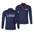 Long Sleeve Polo Shirt 2023 New Casual Long Sleeve Top Personal Company Custom Embroidery Men and Women Polo Shirt Long  Sleeve - Matrix-studios.com