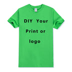 EU Size 100% Cotton Custom T Shirt Make Your Design Logo Text Men Women Print Original Design Gifts Tshirt - Matrix Studios