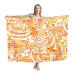 Summer Custom Sarong Rugby Team LOGO Polynesian Tribes Print Multi Wear Beach Sarong Swimsuit Wrap Lavalava Sarong Men Cover - Matrix Studios