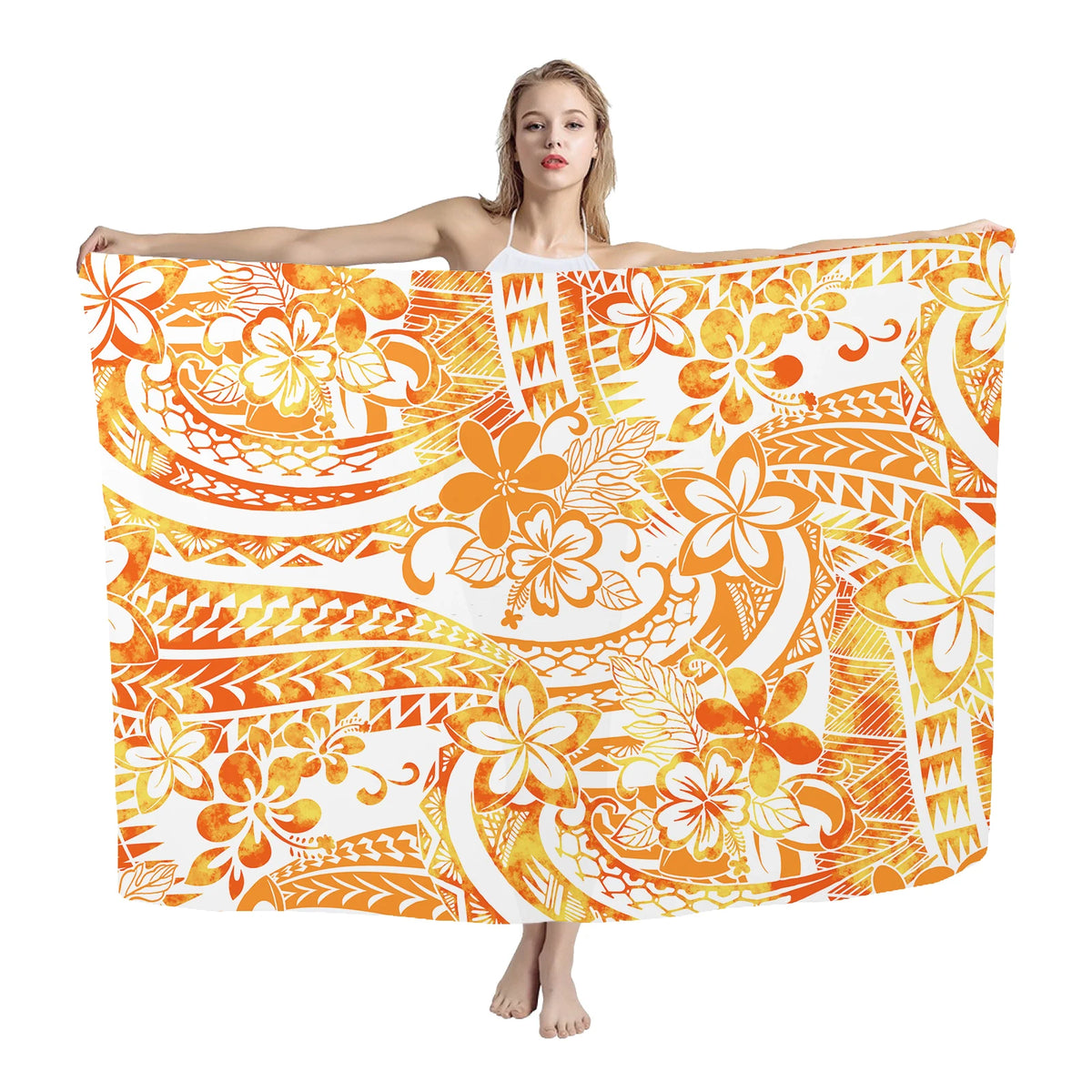 Summer Custom Sarong Rugby Team LOGO Polynesian Tribes Print Multi Wear Beach Sarong Swimsuit Wrap Lavalava Sarong Men Cover - Matrix Studios
