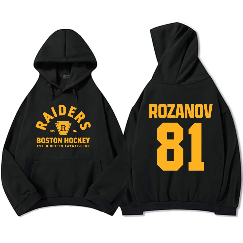 Llya Rozanov 81 Heated Rivalry TV Hoodies Shane Hollander 24 Scott Hunter 21 Sweatshirt  Montreal Metros Boston Raiders Clothing - Matrix Studios