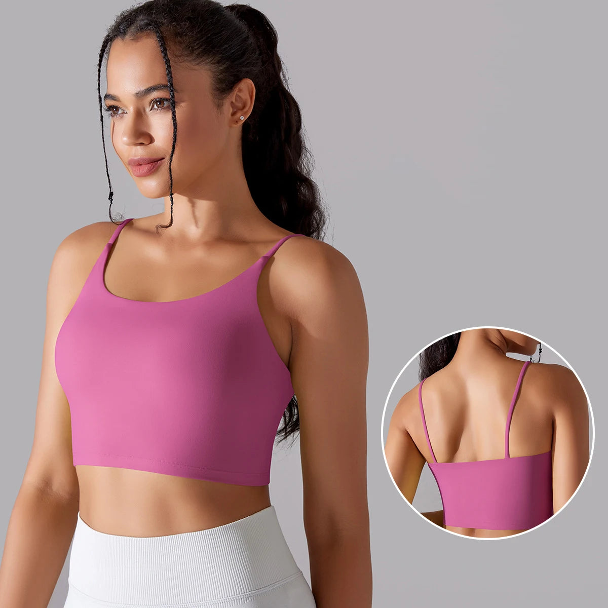 Women Yoga Bra Sports Underwear Soft Running Quick DryTank Top Fitness Gym Padded Bralette Shockproof Bra Beautiful Back - Matrix Studios