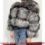 MAOMAOKONG Super Hot Winter Women Luxury Thick Real Raccoon Fur Coat Natural Fox Fur Jacket Plus Size Furry Jackets Female Vest - Matrix Studios