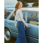 AP SS26 Women Cotton Denim Skirt Elegant - Matrix-studios.com