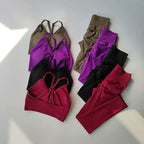 Peach High-Waisted Hip-Lifting Women's Exercise Suit Shockproof Yoga Fitness Clothes for Running And Styling - Matrix-studios.com