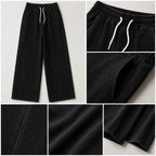 2026 New Streetwear Loose Jeans Men Korean Style Fashion Loose Straight Wide Leg Pants Men's Brand Clothing Black Light Blue - Matrix Studios