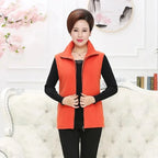 Polar Fleece Coat For Women's Vest Autumn Sleeveless Vests For Women Jacket Fashion Zipper Casual Waistcoat Female - Matrix Studios