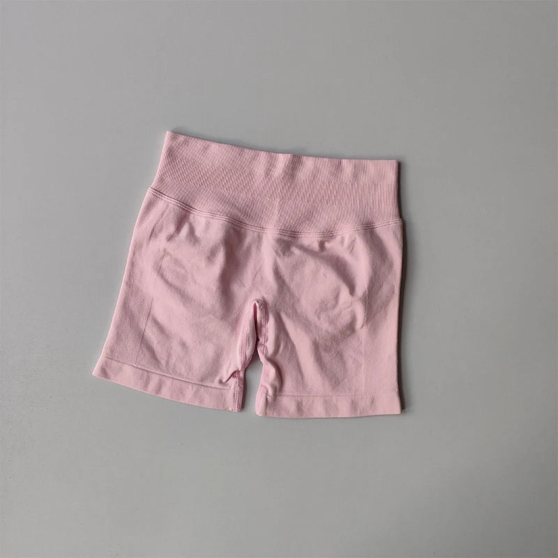 Peach Buttock Lifting Three-point Shorts Summer High Waisted Yoga Shorts Fashionable and Sexy Running Fitness Pants Solid Color - Matrix Studios