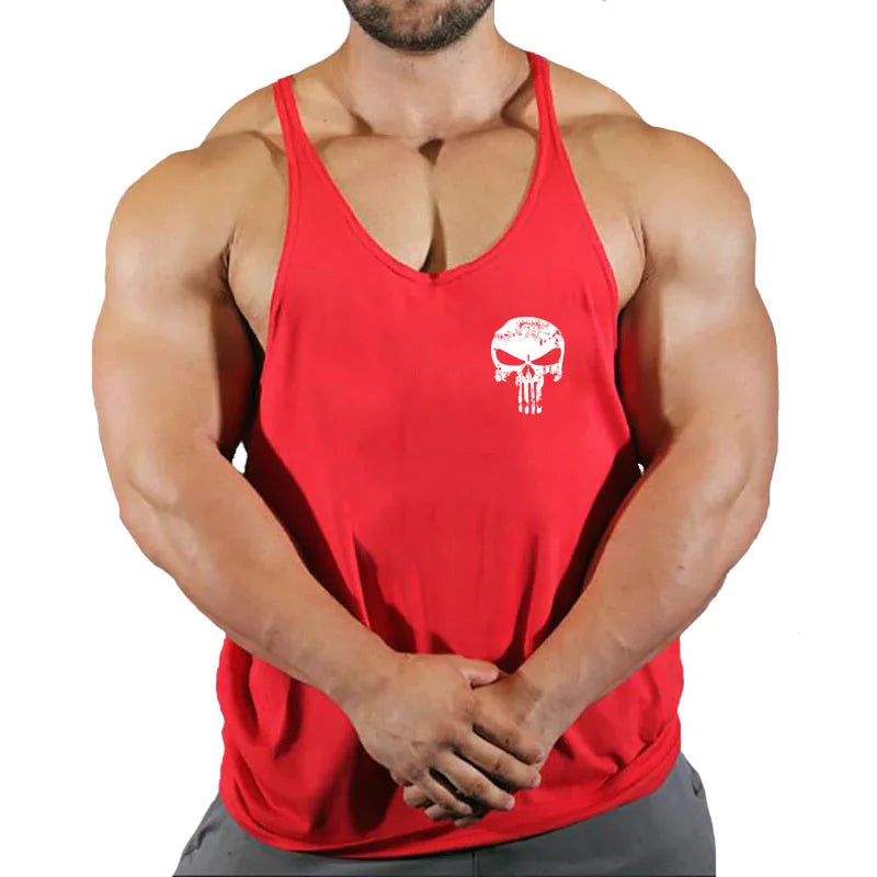 Men's Clothing Gym Vest Vests Bodybuilding Man Top for Fitness Stringer Sleeveless Sweatshirt T-shirts Suspenders Man Clothes - Matrix Studios