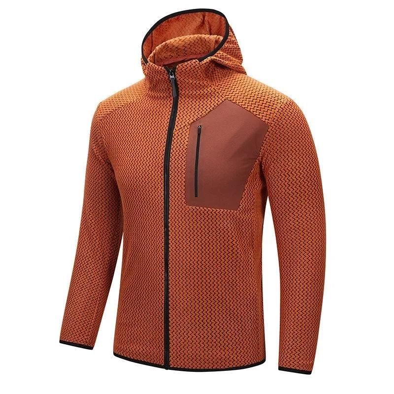 Autumn and Spring New Fashion Trend Pure Color Warm Hooded Sweatshirt Men's Casual Loose Sports High Quality Plus Size Top L-6XL - Matrix Studios