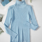 Heliar Women Fall Turtleneck Sweater Knitted Soft Pullovers Cashmere Jumpers Basic Soft Sweaters For Women 2026 Autumn Winter - Matrix-studios.com