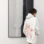 Streetwear Y2K Harajuku Cute Cherry Blossom Graphic Print Oversized Hoodie Gothic Casual Pullover Sweatshirt Men Women Clothing - Matrix Studios