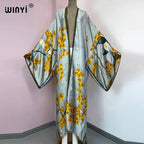 Europe WINYI new tunic bikini sweet lady pink boho Cardigan stitch Cocktail sexcy Boho Maxi Holiday Batwing Sleeve KIMONO mujer - Matrix Studios