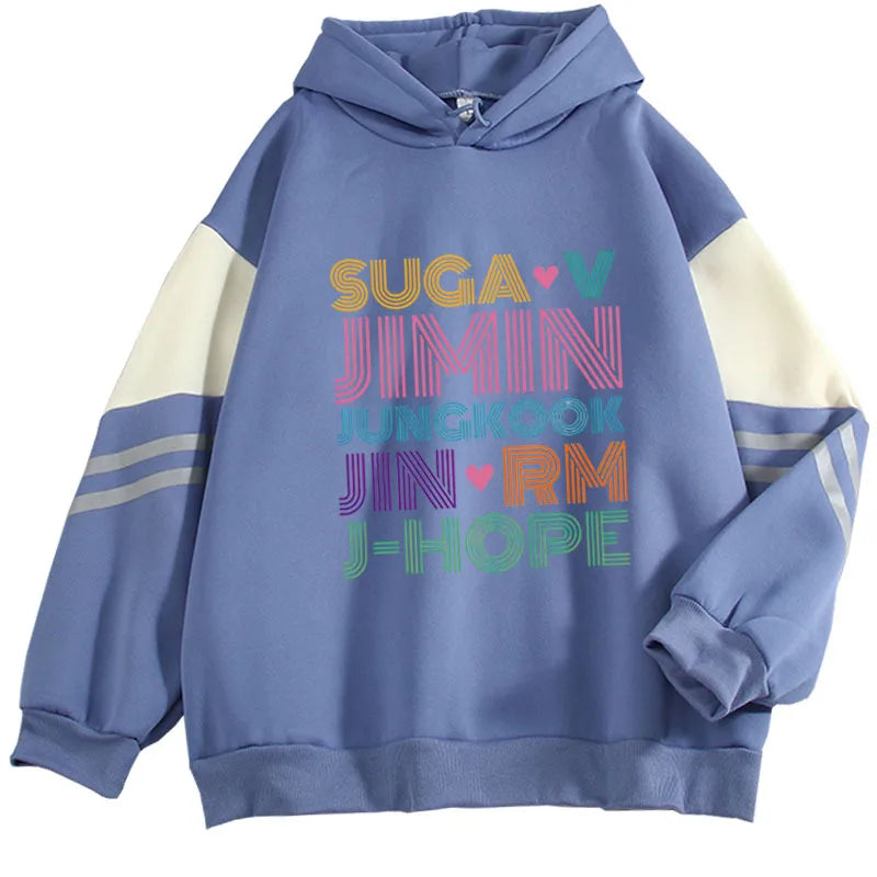 JIMIN JUNG KOOK J-HOPE JIN SUGA V RM Hoodies Sweatshirts Men/Women Fashion Kpop Hoodie JIMIN Clothes - Matrix Studios